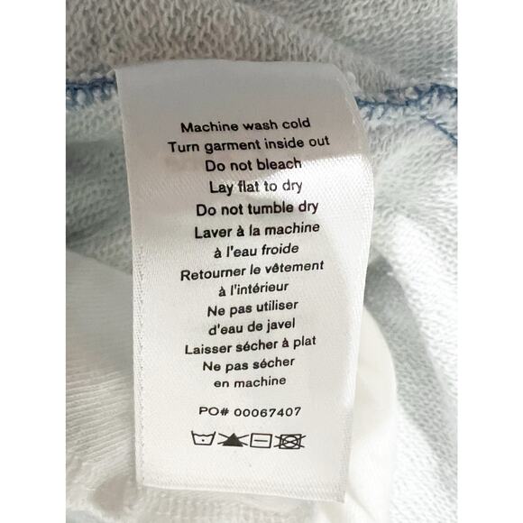 Rag & Bone Miramar Medium Wide Leg Faux Denim Jeans Light Medium Wash Hemmed - Picture 6 of 7